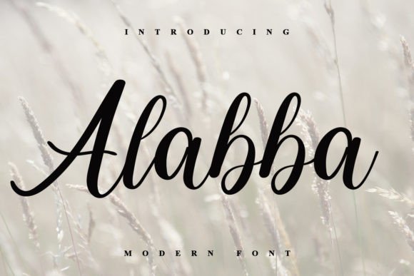 Alabba: A Fresh Handwritten Font for Modern Design Projects