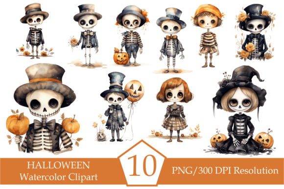 Halloween Skeleton, Sublimation Bundle