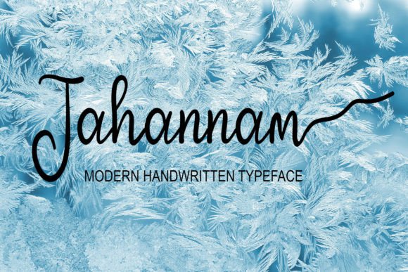 Jahannam Font: A Sweet, Friendly Handwritten Style