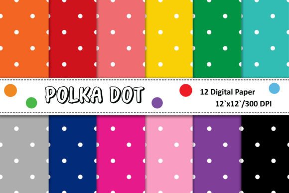 Mini Polka Dot Digital Paper: A Versatile Resource for Digital Designers and Crafters