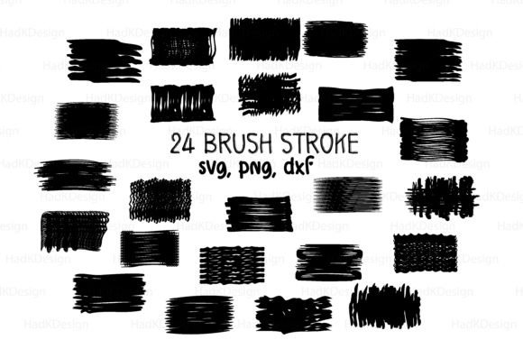 Paint Brushstroke Svg Bundle