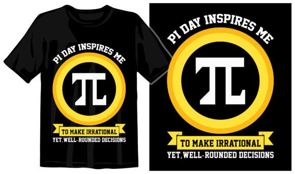 Pi Day T-shirt Design 18: Elevating Your Print-on-Demand Niche with Unique Vector Art