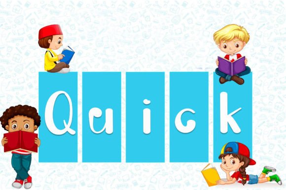Quick: A Playful Display Font for Handwritten Design Touches