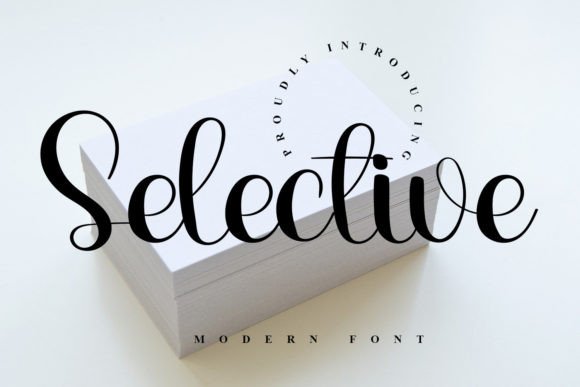 Selective Font: Elevate Your Brand Identity