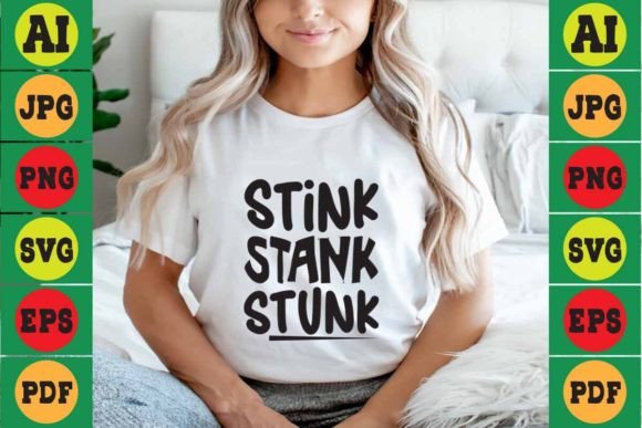 Stink Stank Stunk: A Playful Typography Asset for Creative Projects