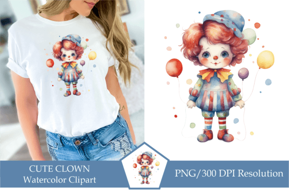 The Whimsical Charm of the Watercolor Clown Boy: A Guide to Circus-Themed Digital Art for Creatives